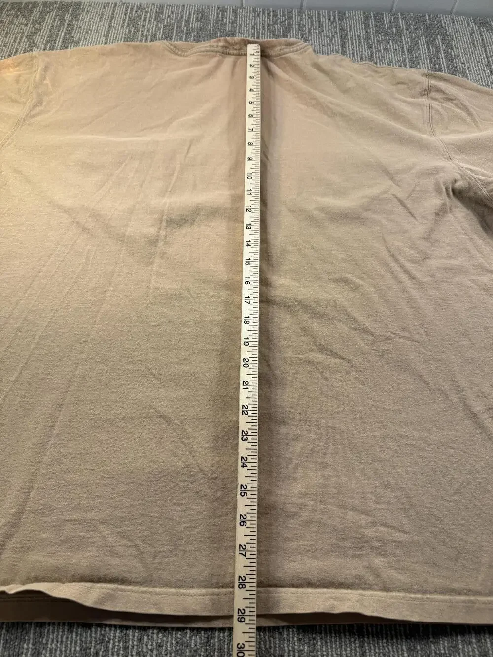 Carhartt Shirt Mens 3XL Beige Pocket Workwear Tagless Tee Henley Lot 2
